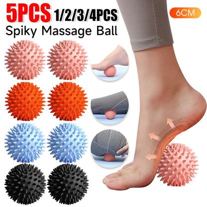 Sport Massage Ball 6CM Myofascial Release Massager Spiky Deep Tissue Trigger Point Muscle Recovery Pain Relief Durable Hedgehog