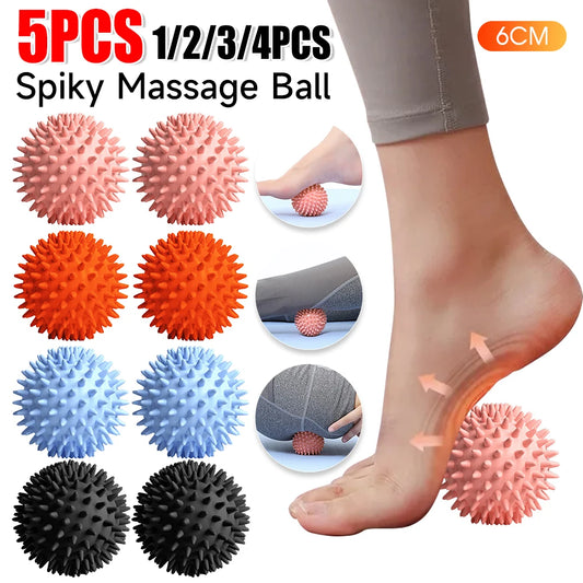 Sport Massage Ball 6CM Myofascial Release Massager Spiky Deep Tissue Trigger Point Muscle Recovery Pain Relief Durable Hedgehog