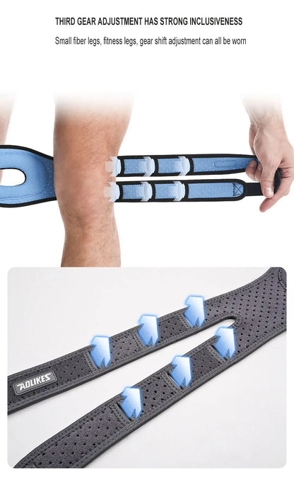 AOLIKES 1PC Patella Knee Brace Knee Compression Sleeve Support for Women Men Knee Pain Arthritis Pain Sport Knee Guard Knee Pads