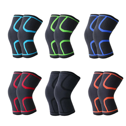 1PC Fitness Running Cycling Knee Support Braces Elastic Nylon Sport Compression Knee Pad Sleeve for Basketball Volleyball