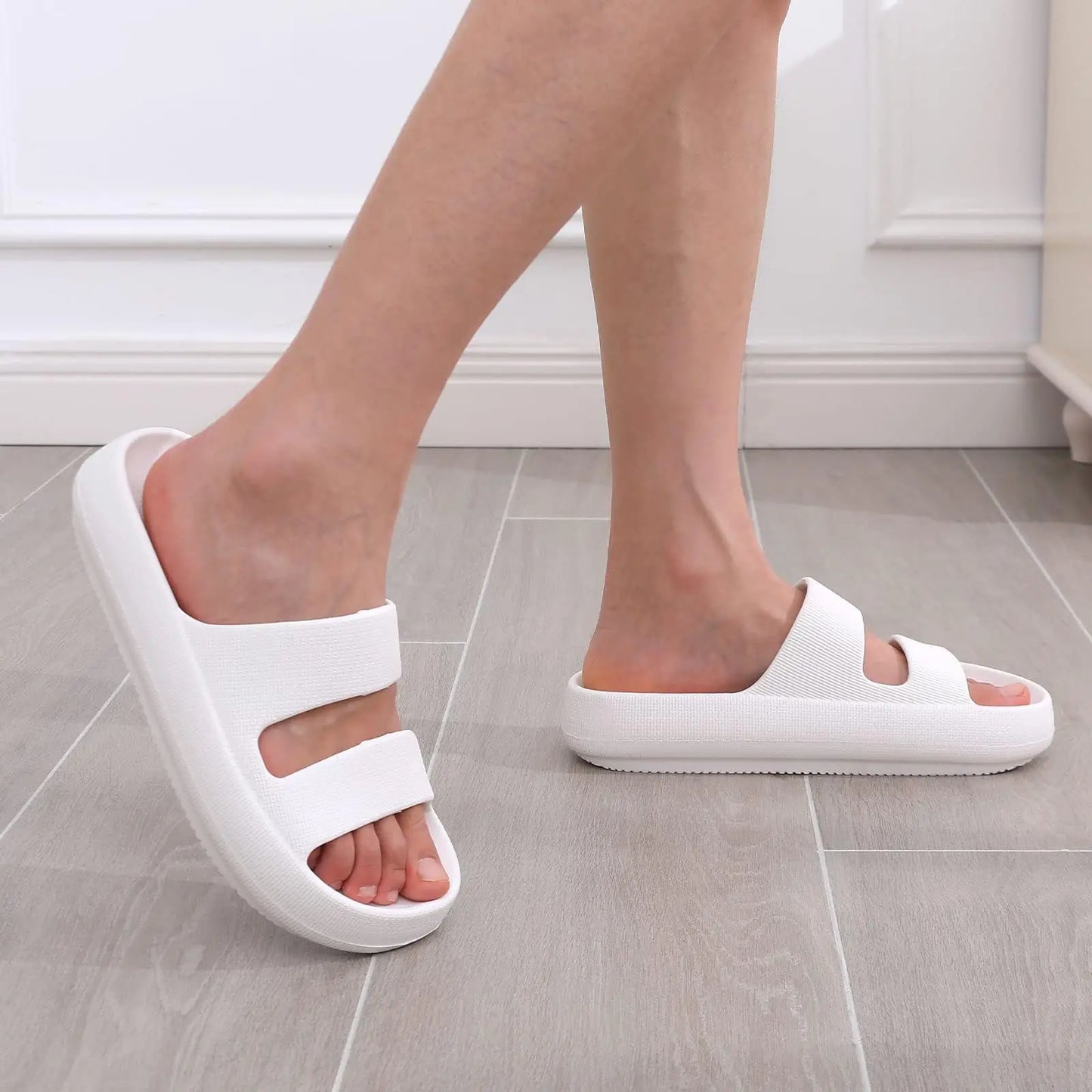 Asgard Women Orthopedic Slippers Summer Outdoor Platform Beach Sandals With Arch Support Soft Recovery Slides Light House Slides