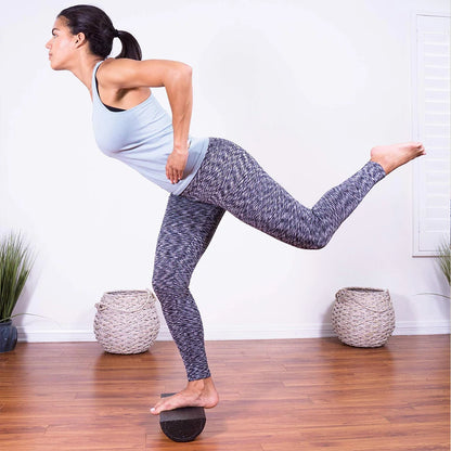 Half Round Yoga Column Roller Tool Muscle Relaxation Fitness Muscle Foam Roller EPP Foam Massage Roller Stick for Pilates Sport