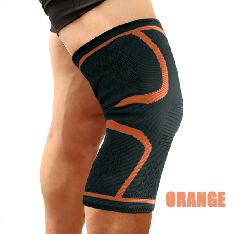 1PC Fitness Running Cycling Knee Support Braces Elastic Nylon Sport Compression Knee Pad Sleeve for Basketball Volleyball
