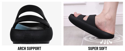 Asgard Women Orthopedic Slippers Summer Outdoor Platform Beach Sandals With Arch Support Soft Recovery Slides Light House Slides